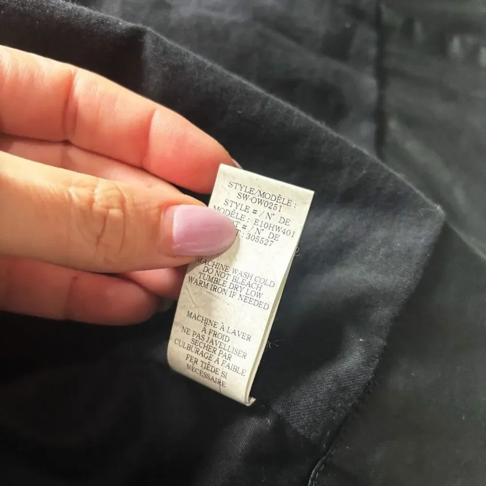 Helmut Lang Waxed Parka Trench Coat Size M